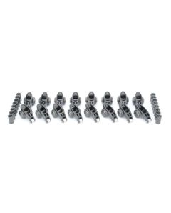 COMP Cams Rocker Arms 1.7 Ratio 1/2in Stud Ultra Series Steel Black Finish Fits Small Block Chevy 1955-1986 - 1625-16