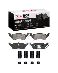 DFC 01-07 Chrysler Town & Country Rear 5000 Advanced Semi Metallic Brake Pads and Hardware Kit - 1551-0858-01