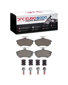 DFC 84-02 Audi Coupe Front Euro 5000 Ceramic Brake Pads and Hardware Kit - 1600-0696-01