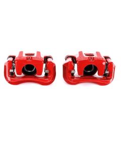 Power Stop 04-07 Toyota Highlander Rear Red Calipers w/Brackets - Pair - S2904