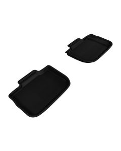 3D MAXpider 2011-2020 Dodge/Chrysler Charger/300/300C Kagu 2nd Row Floormats - Black - L1DG01421509