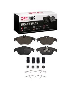 DFC 08-15 Mercedes-Benz C300 Sedan Rear 5000 Advanced Low Metallic Brake Pads and Hardware Kit - 1552-1341-01