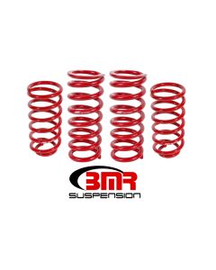 BMR 79-04 Fox Mustang Lowering Spring Kit (Set Of 4) - Red - SP027R