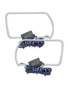 Oracle Dodge Ram 09-13 LED Fog Halo Kit - ColorSHIFT - 1165-333