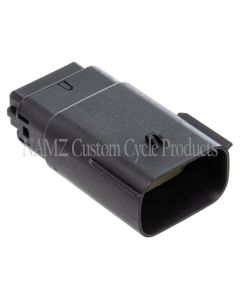 NAMZ 07-23 V-Twin Glide Right Handlebar Ctrl Molex MX-150 12-Pos Male Connector - Blk (HD72488-07BK) - NM-33482-1201