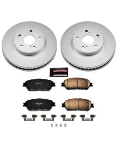 Power Stop 05-07 Toyota Avalon Front Z17 Evolution Geomet Coated Brake Kit - CRK5438