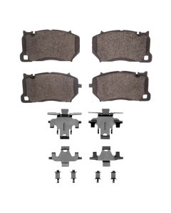 DFC 19-23 Lamborghini Urus Front 5000 Advanced Low Metallic Brake Pads and Hardware Kit - 1551-1899-11