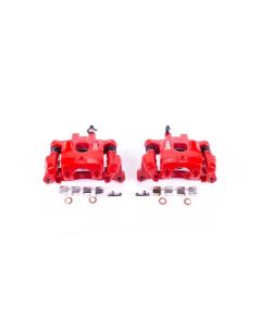 Power Stop 2000 Toyota Camry Rear Red Calipers w/Brackets - Pair - S2620