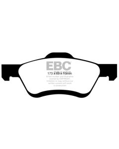 EBC 08-09 Ford Escape 2.3 Greenstuff Front Brake Pads - DP61709