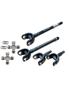Revolution Gear & Axle 2018+ Jeep Wrangler JL & JT Chromoly Discovery Series Front Axle Kit - DC-D44-JLJT-2PC