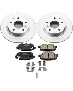 Power Stop 14-16 Mazda 3 Rear Z17 Evolution Geomet Coated Brake Kit - CRK6962