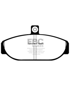 EBC 85-93 Volvo 740 2.1 (Girling) Greenstuff Front Brake Pads - DP2435