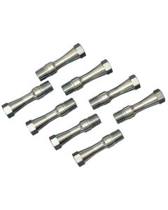 Moroso Lifter Valley Vents - 1/4in NPT w/Hex Head - Aluminum - 8 Pack - 25025