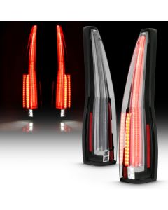 ANZO 2007-2014 Cadillac Escalade Led Taillights Red/Clear - 311296