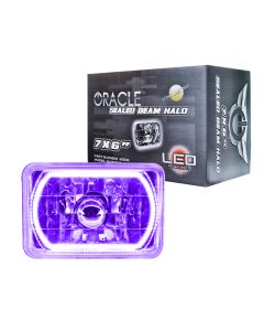 Oracle Lighting Pre-Installed 7X6" Sealed Beam Headlight UV/Purple Honda | Ford- ORAC-6908-007