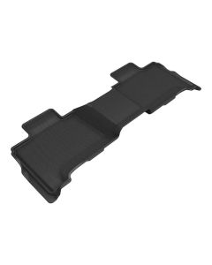3D MAXider 23-24 Toyota Sequoia Kagu Black Floor Mat - Row 2 - L1TY30321509
