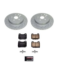 Power Stop 2021 Subaru WRX (w/2 Piston Rear Calipers) Rear Z17 Coated Brake Kit - CRK9015