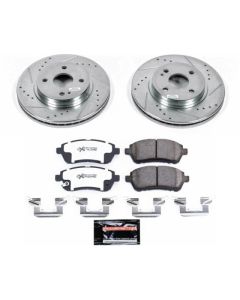 Power Stop 11-14 Mazda 2 Front Z26 Street Warrior Brake Kit - K6344-26
