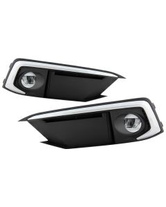 Spyder Honda Civic 2019+ OEM LED Fog Lights w/ OEM switch - Clear FL-HC2019-LED-C - 5087034