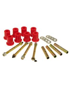 Red Prothane Rear Shackle Bushings for Jeep CJ5/7/8