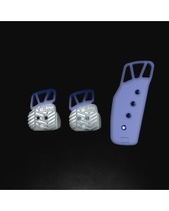 OMP Anodized Aluminum Pedals - Blue (Set of 3) - OA0-1069-041