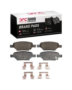 DFC 04-12 Chevrolet HHR Rear 5000 Advanced Ceramic Brake Pads and Hardware Kit - 1551-1033-01