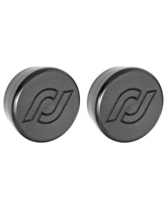 RockJock JK Frame Tube Plugs Frame Front CNC Machined Black Delrin - RJ-600001-101