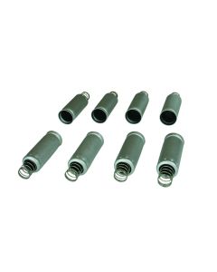 Moroso GM LS Spark Plug Wire Set Heat Shields - Aluminum - 8 Pack - 72953