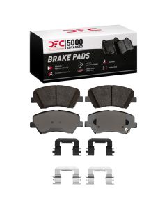 DFC 12-16 Hyundai Elantra GT Front 5000 Advanced Ceramic Brake Pads and Hardware Kit - 1551-1543-02