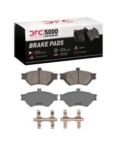DFC 95-97 Ford Crown Victoria Front 5000 Advanced Semi Metallic Brake Pads and Hardware Kit - 1551-0678-01