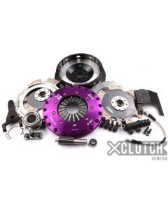 XClutch 93-95 Toyota Supra Twin Turbo 3.0L 9in Twin Solid Ceramic Clutch Kit - XKTY23536-2E