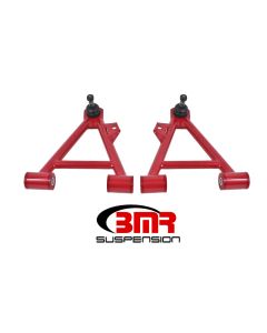 BMR 94-04 Mustang Lower Non-Adj. A-Arms (Coilover Only) w/ Tall Ball Joint (Polyurethane) - Red - AA044R