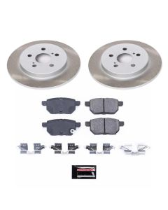 Power Stop 17-22 Toyota Prius Prime Rear Semi-Coated Rotor Kit - SC4736