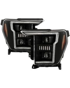 Spyder Signature 20-21 Ford F150(Halogen Model) Proj. Headlights - Black(PRO-YD-FF15021HALSI-SEQ-BK) - 5088710
