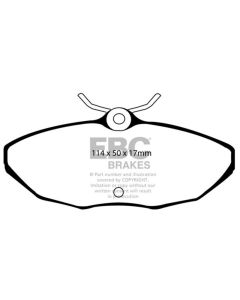 EBC 01-05 Ford Thunderbird 3.9 Redstuff Rear Brake Pads - DP31221C