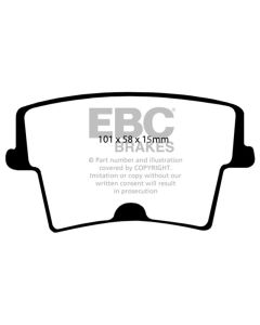 EBC 06-10 Chrysler 300 Limited 3.5 4WD Greenstuff Rear Brake Pads - DP21722/2