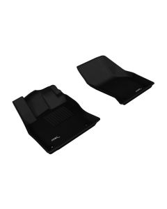 3D MAXpider 2015-2020 Audi A3/A3 Sportback E-Tron/RS3/S3 Kagu 1st Row Floormat - Black - L1AD03311509