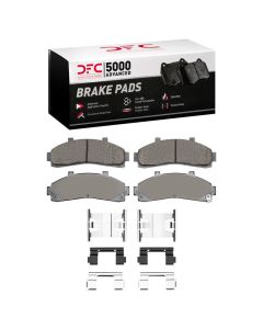 DFC 95-02 Ford Explorer Front 5000 Advanced Semi Metallic Brake Pads and Hardware Kit - 1551-0652-01