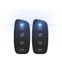 Kleinn (2) 4-Button 1-Way Remotes Antenna Upgrade 2500 ft Range - RFKIT4