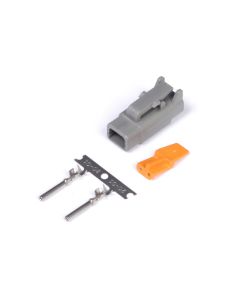 Haltech Male Deutsch DTM-2 Connector 7.5 Amp Plug & Pins - HT-031000