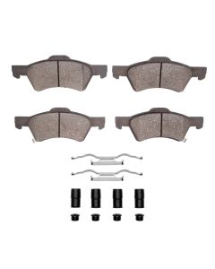 DFC 01-07 Chrysler Town & Country Front 4000 HybriDynamic Brake Pads and Hardware Kit - 4000-0857-01