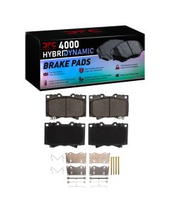 DFC 98-07 Lexus LX470 Front 4000 HybriDynamic Brake Pads and Hardware Kit - 4000-0772-01