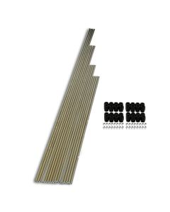 Nitrous Express 8 Cyl Tubing Kit (4 - 14in / 4 - 16in / 4 - 20in / 4 - 24in Tubing Incl B-Nuts) - 80085