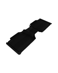 3D MAXpider 2005-2011 Toyota Tacoma Access Cab Kagu 2nd Row Floormats - Black - L1TY07521509