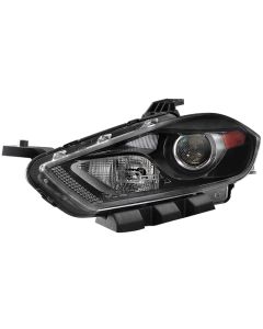 xTune Dodge Dart 13-15 Driver Side Projector Headlight - OEM Left - Black HD-JH-DDART13-H-OE-L - 9035159
