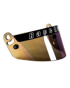 RaceQuip Blue Iridium Helmet Shield - Clear Vision