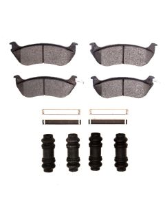 DFC 96-02 Ford Crown Victoria Rear 4000 HybriDynamic Brake Pads and Hardware Kit - 4000-0674-01