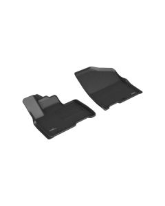 3D MAXpider 2022 Kia Carnival Kagu 1st Row Floormat - Black - L1KA06411509