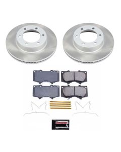 Power Stop 00-06 Toyota Tundra Front Semi-Coated Rotor Kit - SC2324