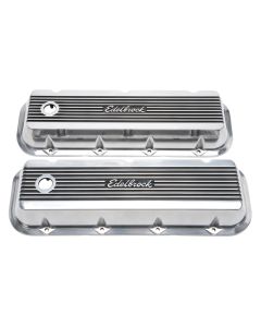 Edelbrock Valve Cover Elite II Chevrolet 1965 and Later 396-502 Big Block V8 Polished - 4275